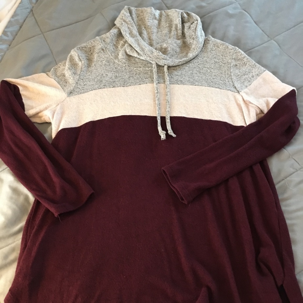 Mix by Hawthorn color block hoodie - XL